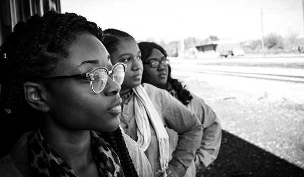 a group of young women